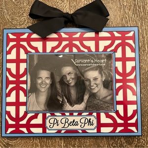 Pi Beta Phi Picture Frame with 4x6 Photo Insert